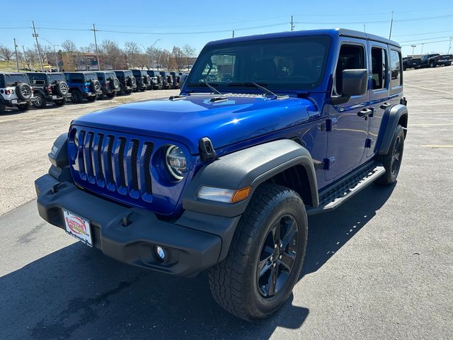 Used 2020 Jeep Wrangler Unlimited Sport S with VIN 1C4HJXDN5LW331026 for sale in Kansas City