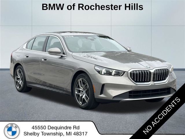 Gray (Oxide Grey Metallic) 2026 BMW 5 Series 530i xDrive Sedan All-Wheel Drive 8-Speed Automatic