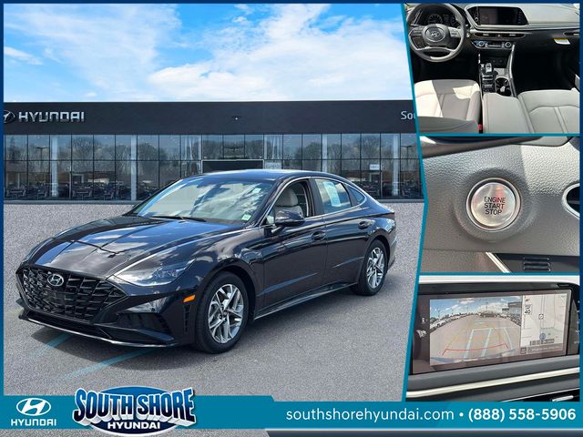 Carbon Blue 2023 Hyundai Sonata Sedan Front-Wheel Drive 8-Speed Automatic