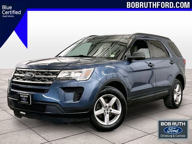 2018 Ford Explorer Base Blue at Subaru and VW of Moon Township