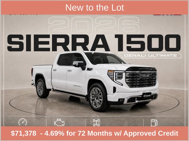 2026 GMC Sierra 1500 Denali Ultimate Crew Cab 4WD