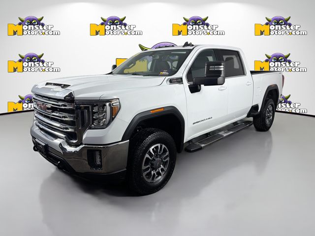White 2022 GMC Sierra 2500HD Pickup Truck Four-Wheel Drive 6-Speed Automatic