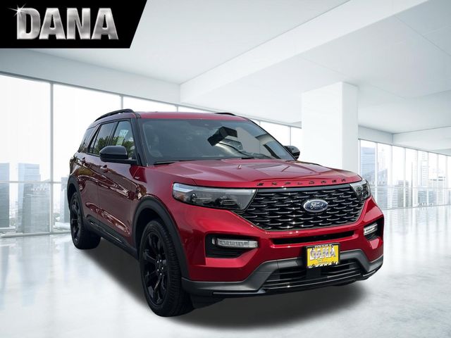 Rapid Red Metallic Tinted Clearcoat 2023 Ford Explorer SUV / Crossover All-Wheel Drive Automatic