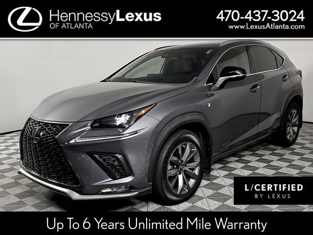 Gray Pearl 2021 Lexus NX 300 F Sport FWD SUV / Crossover Front-Wheel Drive 6-Speed Automatic