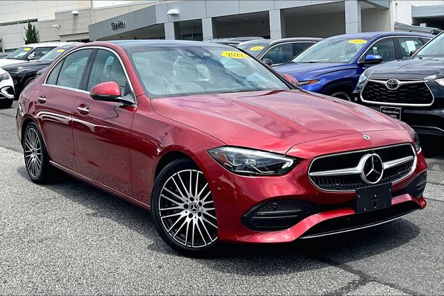 MANUFAKTUR Cardinal Red Metallic 2022 Mercedes-Benz C-Class Sedan All-Wheel Drive 9-Speed Automatic