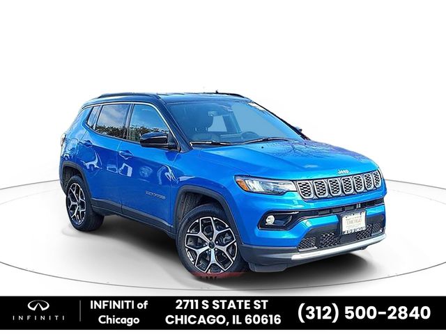Hydro Blue Pearlcoat 2025 Jeep Compass SUV / Crossover Four-Wheel Drive 8-Speed Automatic