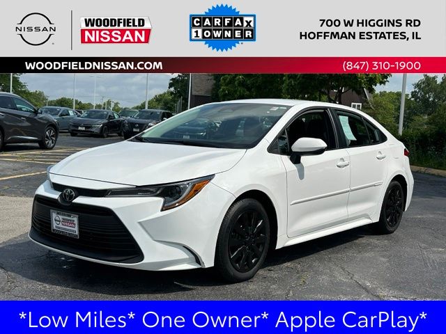 White (Wind Chill Pearl) 2024 Toyota Corolla Sedan Front-Wheel Drive Continuously Variable Transmission