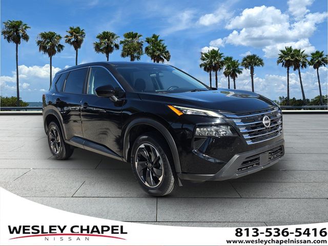 Super Black 2025 Nissan Rogue SUV / Crossover Front-Wheel Drive Continuously Variable Transmission