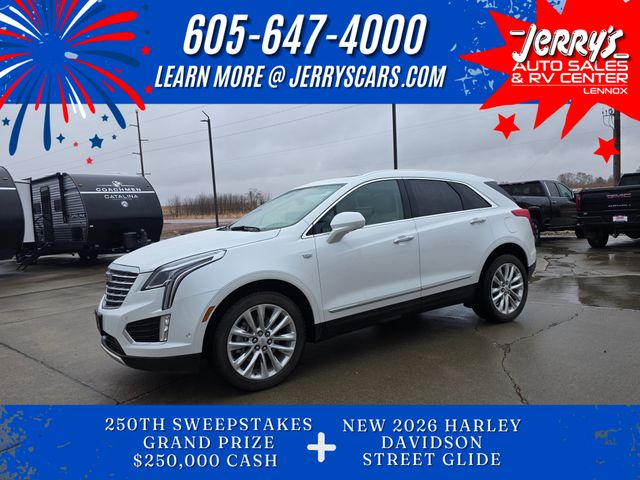 Crystal White Tricoat 2017 Cadillac XT5 Platinum AWD SUV / Crossover Four-Wheel Drive 8-Speed Automatic