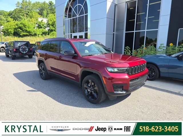 Velvet Red Pearlcoat 2025 Jeep Grand Cherokee L SUV / Crossover Four-Wheel Drive 8-Speed Automatic