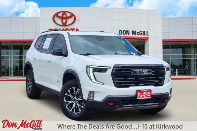 Summit White 2024 GMC Acadia AT4 AWD SUV / Crossover Four-Wheel Drive 8-Speed Automatic