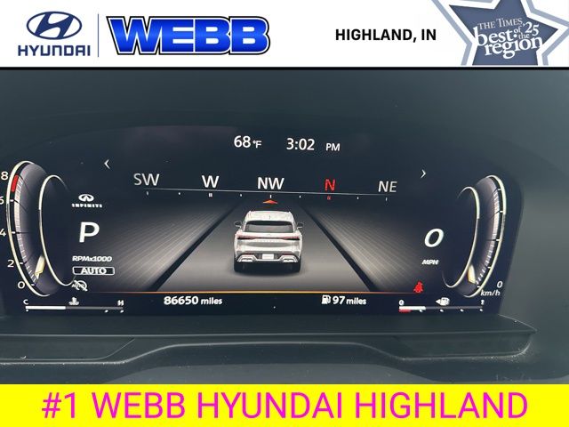 Used 2023 Black INFINITI LUXE image 67