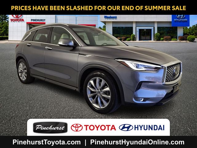 Gray 2019 INFINITI QX50 SUV / Crossover Front-Wheel Drive Continuously Variable Transmission