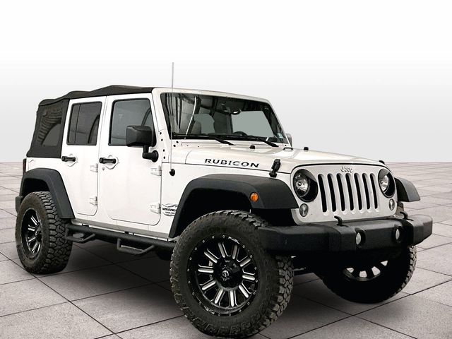 2016 Jeep Wrangler Unlimited Rubicon White at Luther Ford
