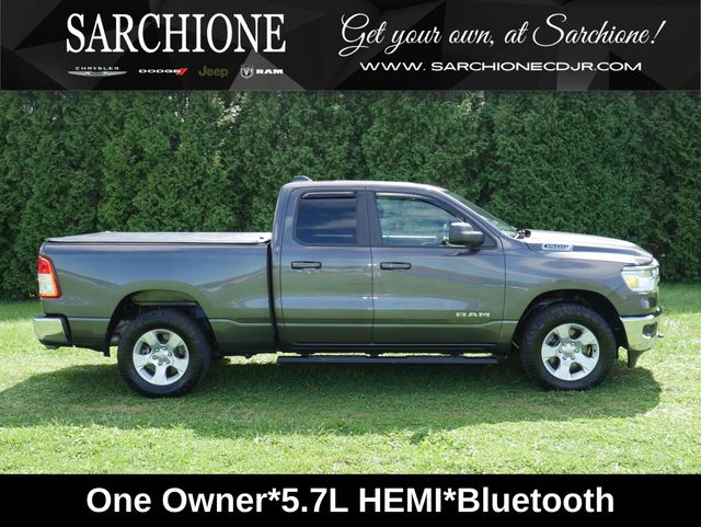 Gray (Granite Crystal Metallic Clearcoat) 2021 RAM 1500 Pickup Truck Four-Wheel Drive 8-Speed Automatic