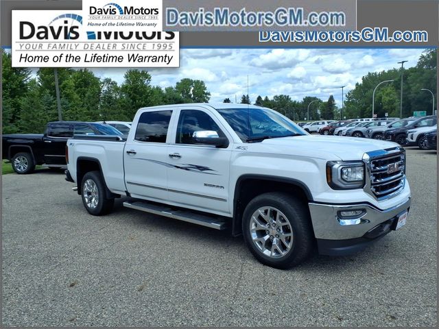 Summit White 2018 GMC Sierra 1500 Pickup Truck Four-Wheel Drive 6-Speed Automatic Overdrive