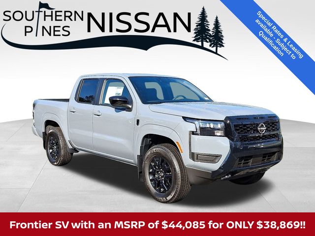 Boulder Gray Pearl 2026 Nissan Frontier Pickup Truck Four-Wheel Drive 9-Speed Automatic Overdrive