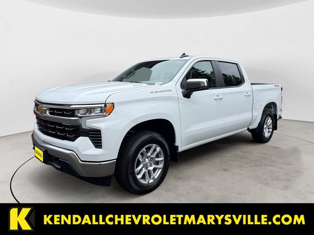 Summit White 2026 Chevrolet Silverado 1500 Pickup Truck Four-Wheel Drive 8-Speed Automatic