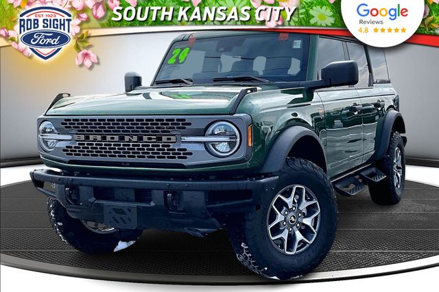Eruption Green Metallic 2024 Ford Bronco Badlands 4-Door 4WD SUV / Crossover Four-Wheel Drive Automatic