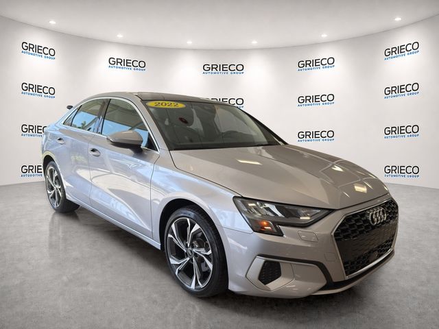 Florett Silver Metallic 2022 Audi A3 Sedan Front-Wheel Drive 7-Speed Automatic