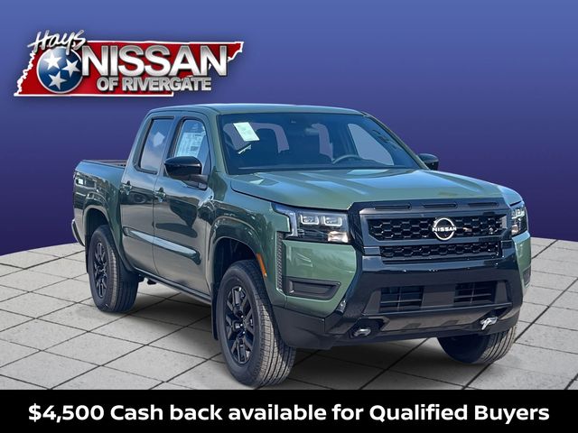 Tactical Green Metallic 2026 Nissan Frontier Pickup Truck Four-Wheel Drive 9-Speed Automatic Overdrive