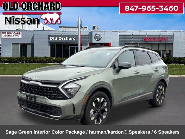 Jungle Green 2023 Kia Sportage Hybrid Plug-In X-Line AWD SUV / Crossover All-Wheel Drive 6-Speed Automatic