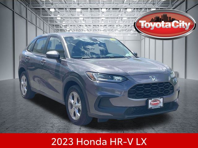 Gray (Modern Steel Metallic) 2023 Honda HR-V SUV / Crossover All-Wheel Drive Continuously Variable Transmission
