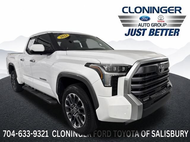White 2022 Toyota Tundra Pickup Truck Four-Wheel Drive Automatic