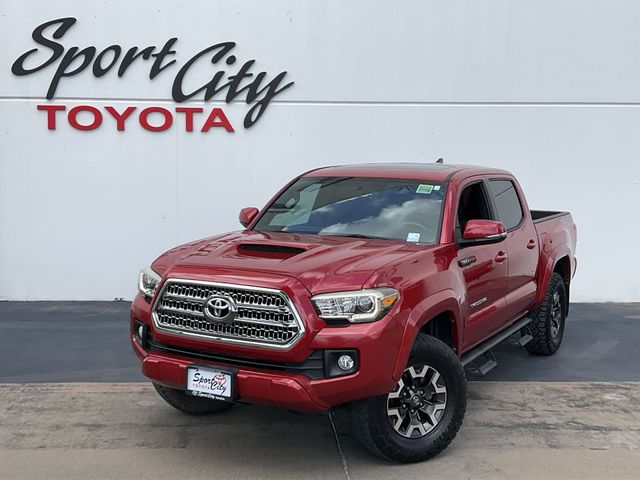 Barcelona Red Metallic 2017 Toyota Tacoma TRD Sport V6 Double Cab 4WD Pickup Truck Four-Wheel Drive 6-Speed Automatic