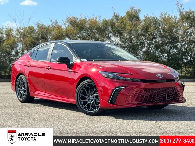 Red 2025 Toyota Camry XSE FWD Sedan Front-Wheel Drive Continuously Variable Transmission
