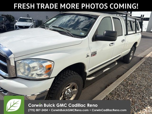 Black 2007 Dodge RAM 2500 ST Quad Cab 4WD Pickup Truck Four-Wheel Drive 4-Speed Automatic