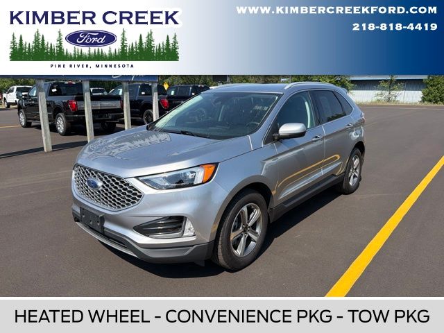 Silver Metallic 2024 Ford Edge SUV / Crossover All-Wheel Drive 8-Speed Automatic