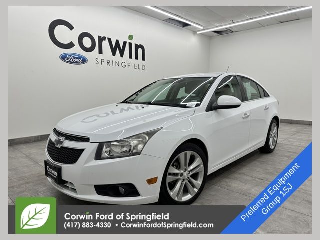 Summit White 2013 Chevrolet Cruze LTZ Sedan FWD Sedan Front-Wheel Drive 6-Speed Automatic Overdrive