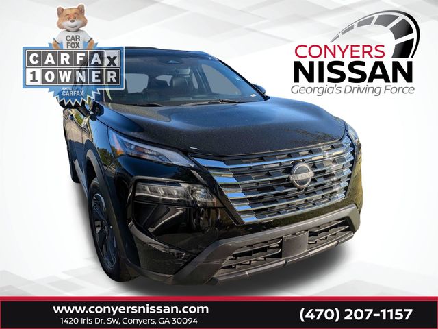 Super Black 2024 Nissan Rogue SV FWD SUV / Crossover Front-Wheel Drive Continuously Variable Transmission