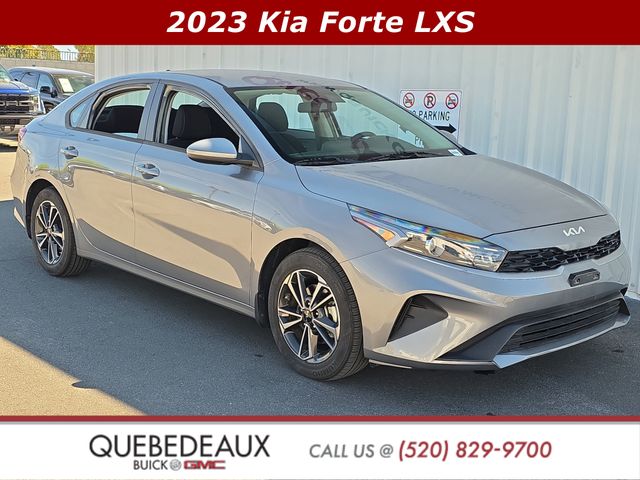 Steel Gray 2023 Kia Forte LXS FWD Sedan Front-Wheel Drive Continuously Variable Transmission