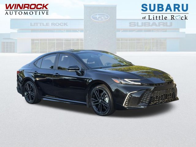 Midnight Black Metallic 2025 Toyota Camry Sedan Front-Wheel Drive Continuously Variable Transmission