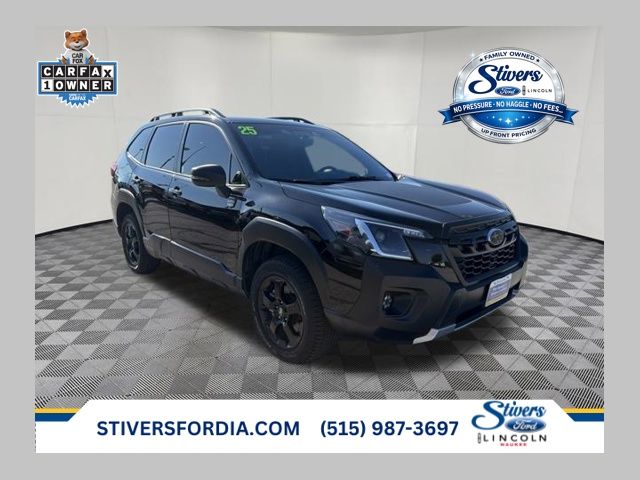 Crystal Black Silica 2025 Subaru Forester SUV / Crossover All-Wheel Drive Continuously Variable Transmission