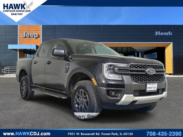 Shadow Black 2025 Ford Ranger Pickup Truck Four-Wheel Drive Automatic