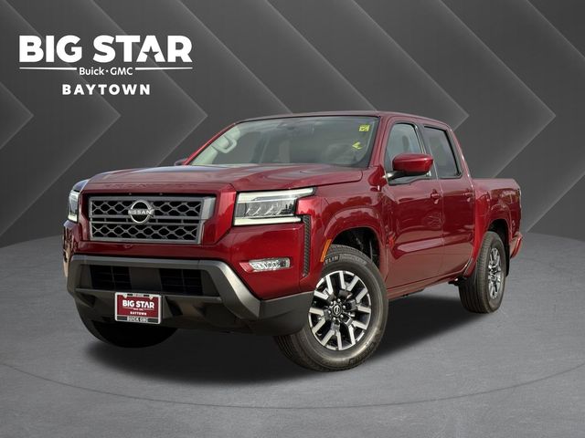 2024 Nissan Frontier SL Red at DeMontrond Auto Country