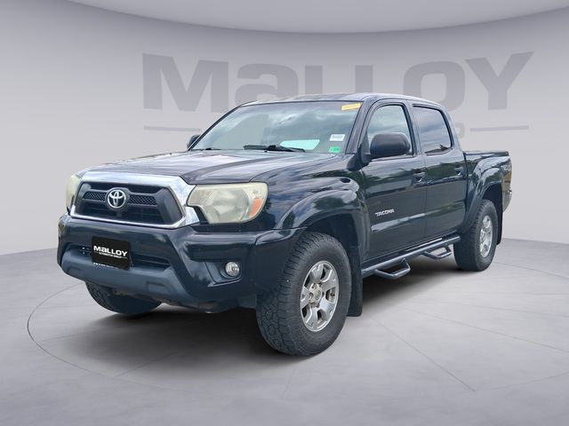 Black 2015 Toyota Tacoma Double Cab V6 4WD Pickup Truck Four-Wheel Drive 5-Speed Automatic