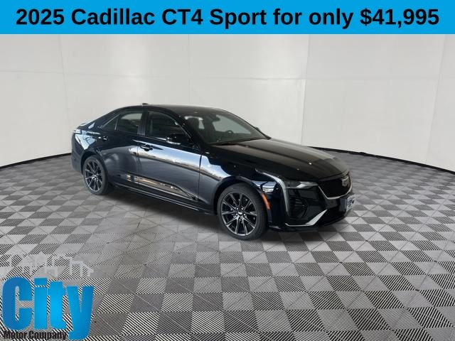 Black Raven 2025 Cadillac CT4 Sport AWD Sedan All-Wheel Drive 8-Speed Automatic