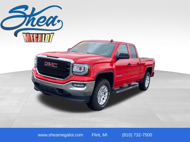 Cardinal Red 2018 GMC Sierra 1500 Pickup Truck Four-Wheel Drive 6-Speed Automatic Overdrive