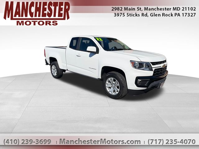 Summit White 2022 Chevrolet Colorado Pickup Truck 4X2 6-Speed Automatic