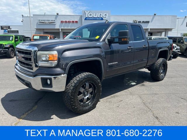 Stealth Gray Metallic 2014 GMC Sierra 1500 Pickup Truck Four-Wheel Drive 6-Speed Automatic Overdrive