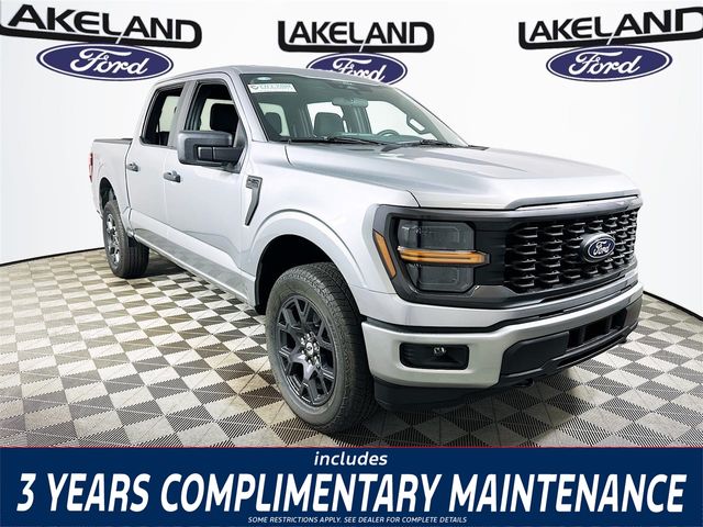 Iconic Silver Metallic 2026 Ford F-150 Pickup Truck Four-Wheel Drive Automatic