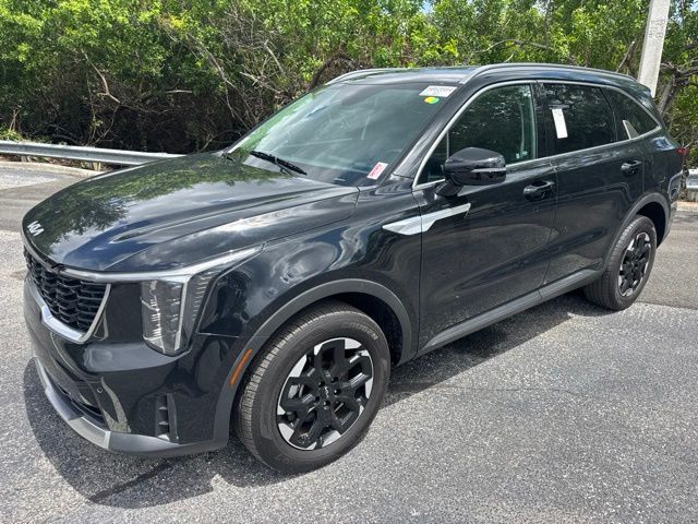 Ebony Black 2025 Kia Sorento SUV / Crossover All-Wheel Drive 8-Speed Automatic