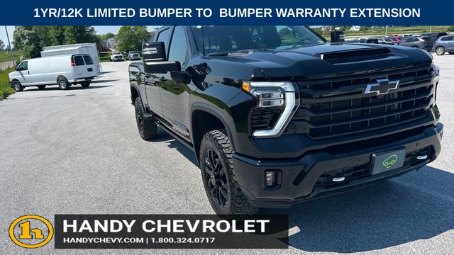 Black 2025 Chevrolet Silverado 2500HD Pickup Truck Four-Wheel Drive Automatic