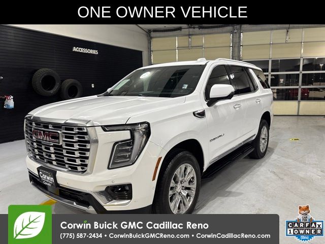 Summit White 2025 GMC Yukon SUV / Crossover Four-Wheel Drive