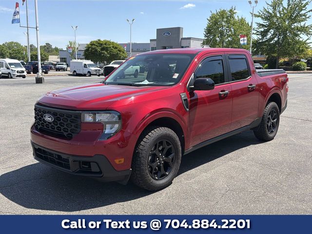 Ruby Red Metallic 2025 Ford Maverick XLT SuperCrew AWD Pickup Truck All-Wheel Drive 8-Speed Automatic
