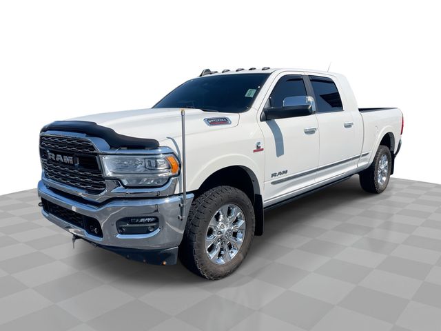 Pearl White 2021 RAM 2500 Limited Mega Cab 4WD Pickup Truck Four-Wheel Drive 6-Speed Automatic
